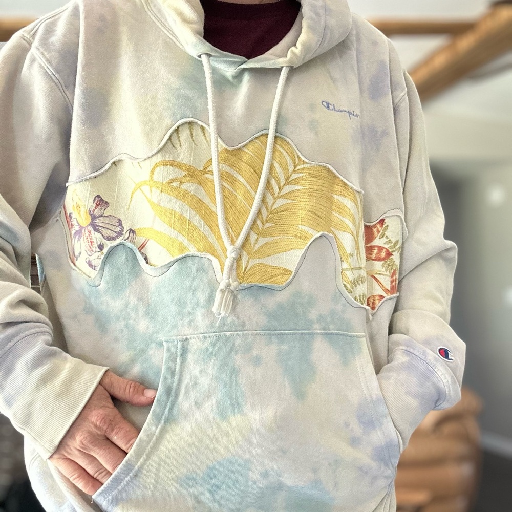 Champion Wonens Tie-Dye Hoodie - Multicolor- custom